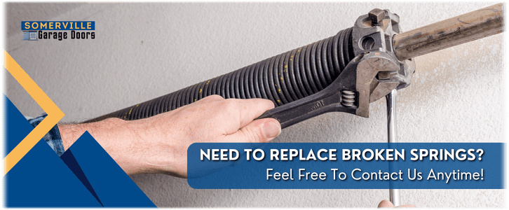 Broken Garage Door Spring Repair Somerville MA